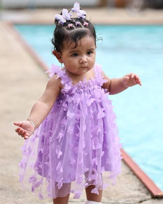 3D Butterfly Tulle Dress - Betina Baby & Kids