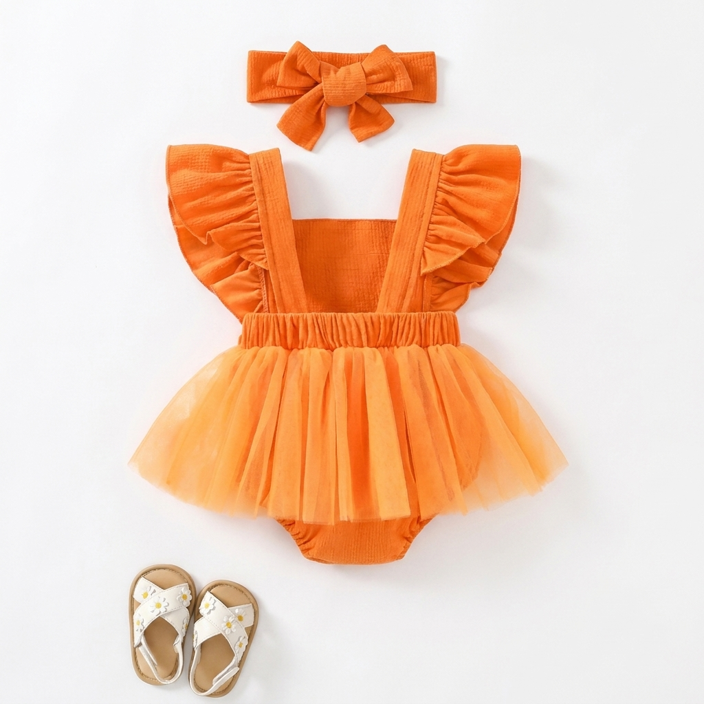 Jacky Belle Pumpkin Tutu Dress