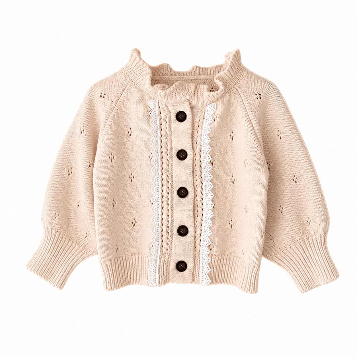 Rosé Belle Knit Cardigan