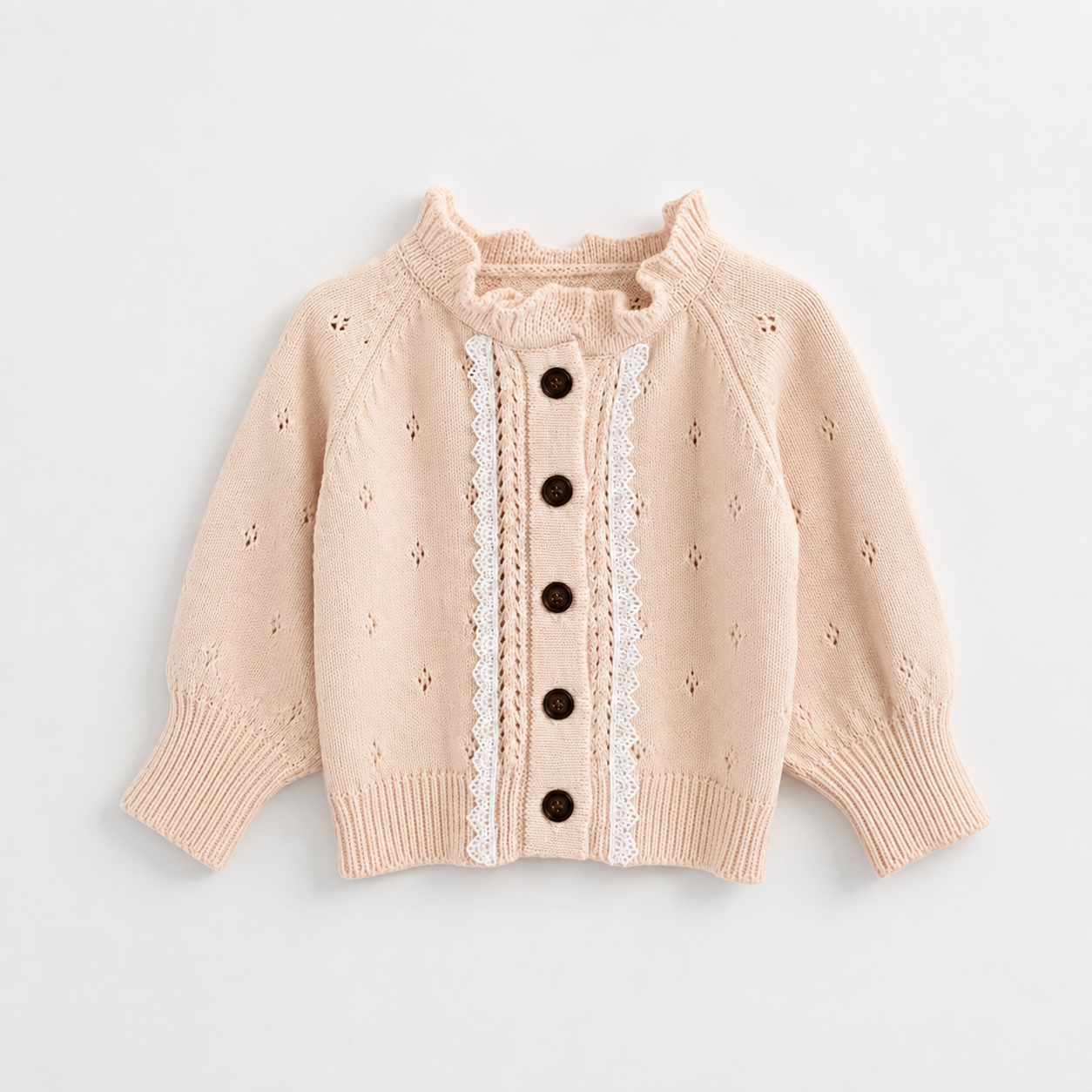 Rosé Belle Knit Cardigan
