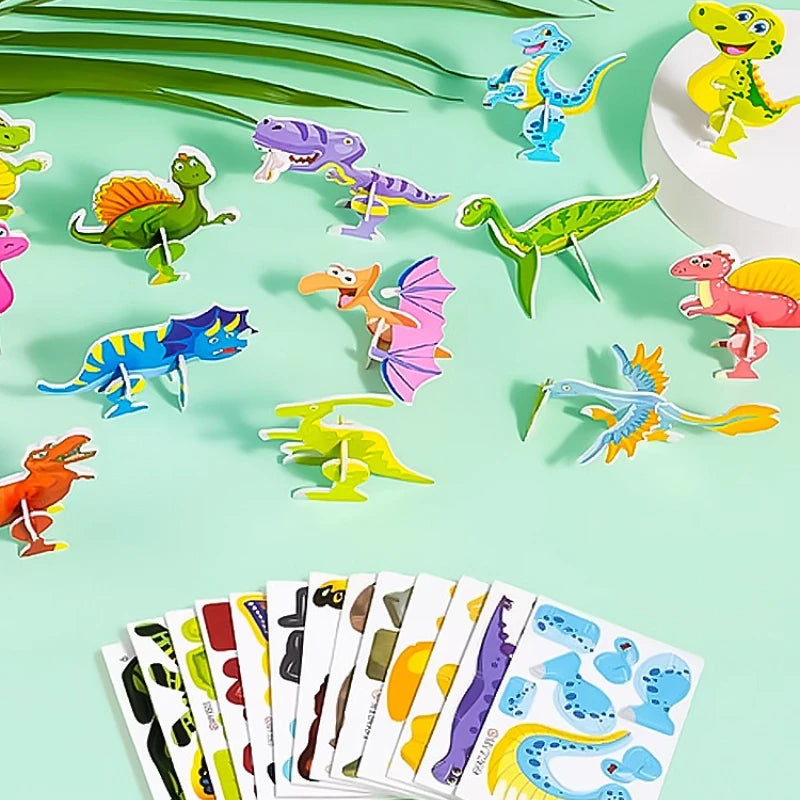 Pop-Out Animals 3D Puzzle