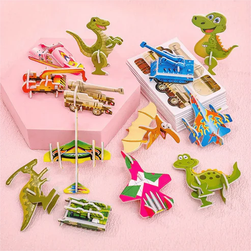 Pop-Out Animals 3D Puzzle