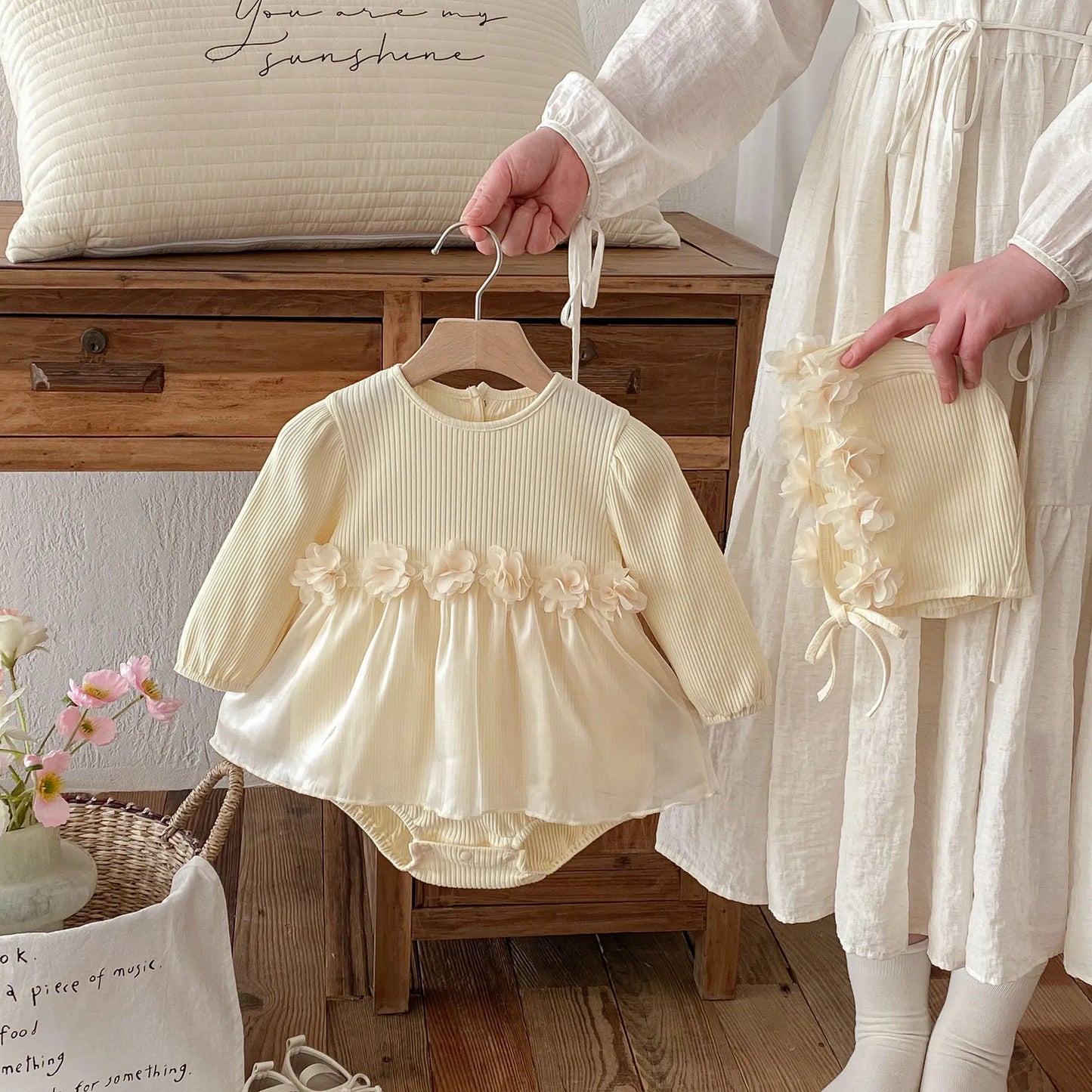 Camélia Belle Romper Dress Set