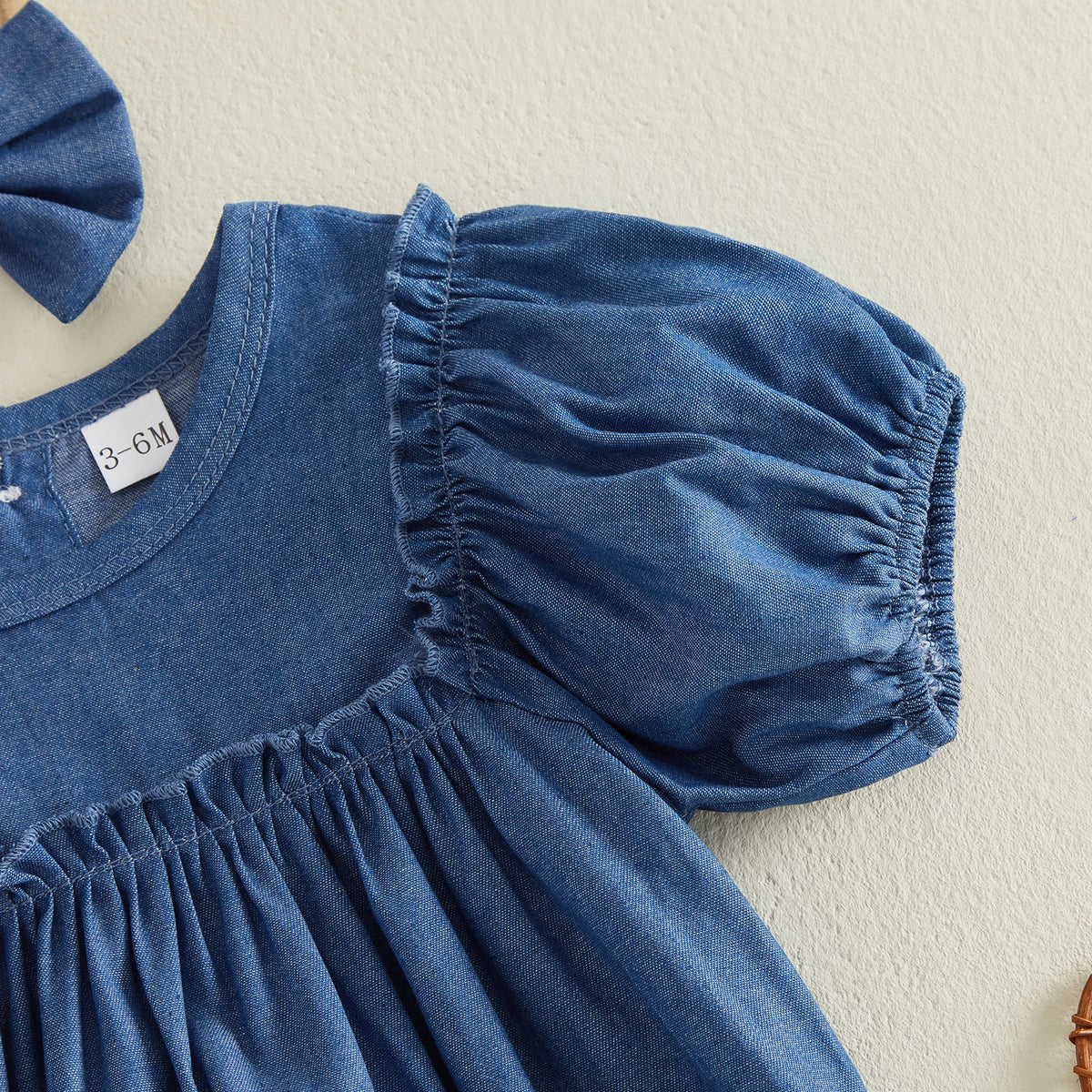 Bleuette Belle Denim Romper Set
