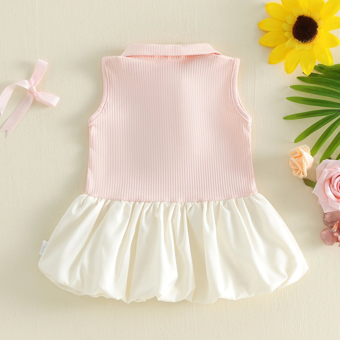 Rosé Belle Bubble Dress