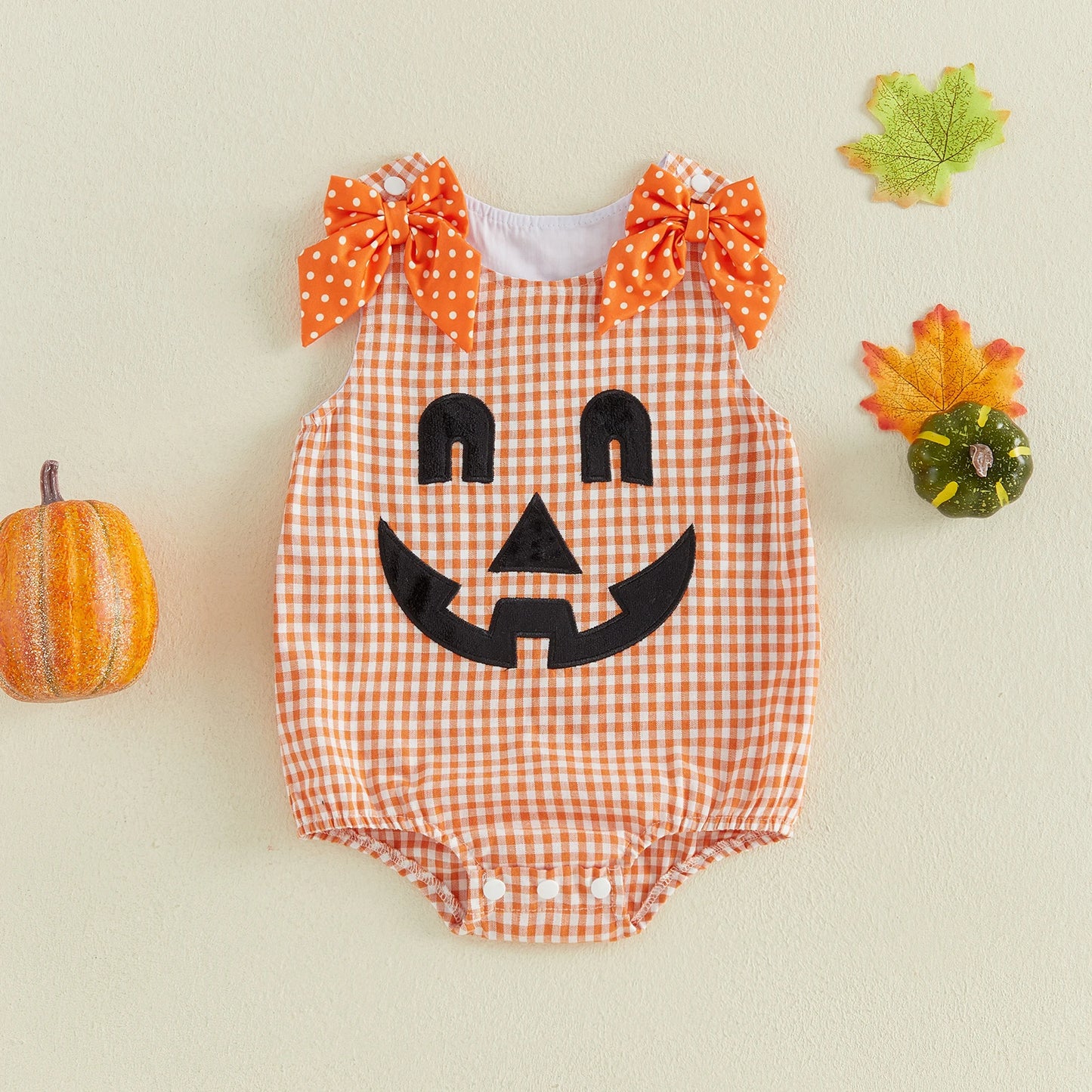 Boo Belle Gingham Romper