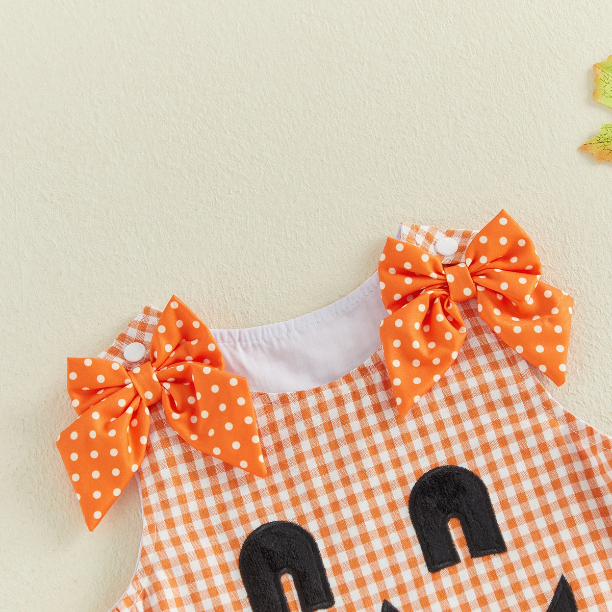 Boo Belle Gingham Romper