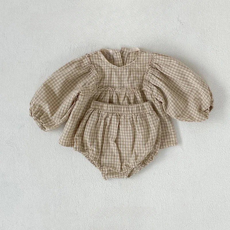Cannelle Belle Gingham Set