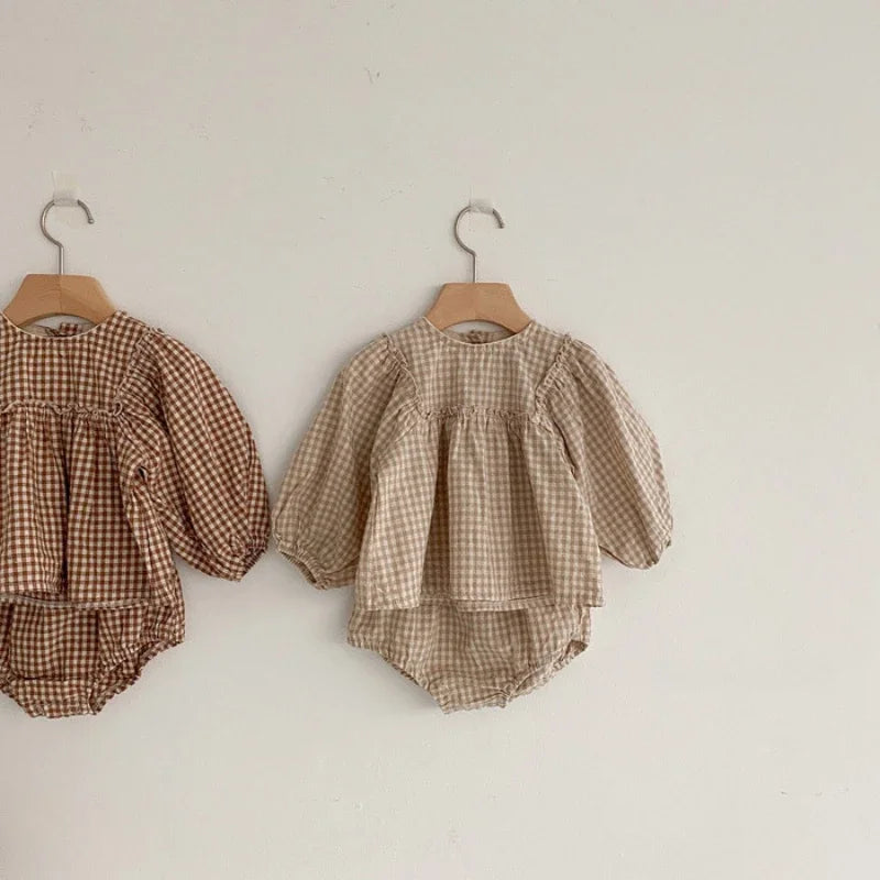 Cannelle Belle Gingham Set