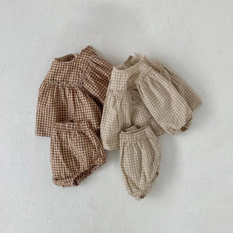 Cannelle Belle Gingham Set