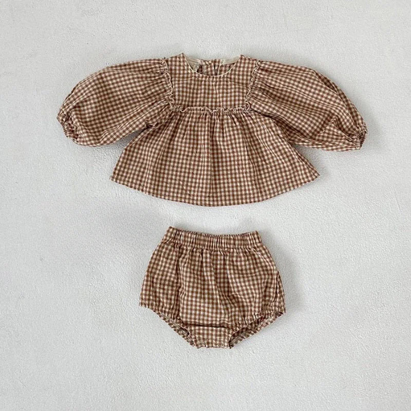 Cannelle Belle Gingham Set