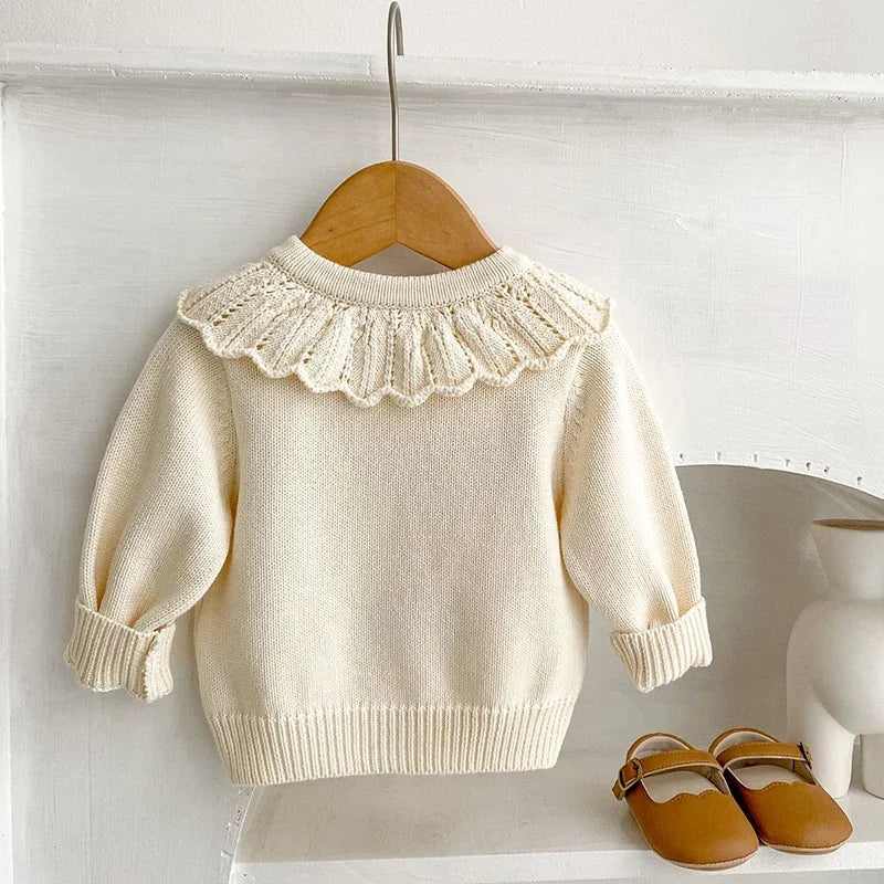 Coat Crème Belle Floral Cardigan