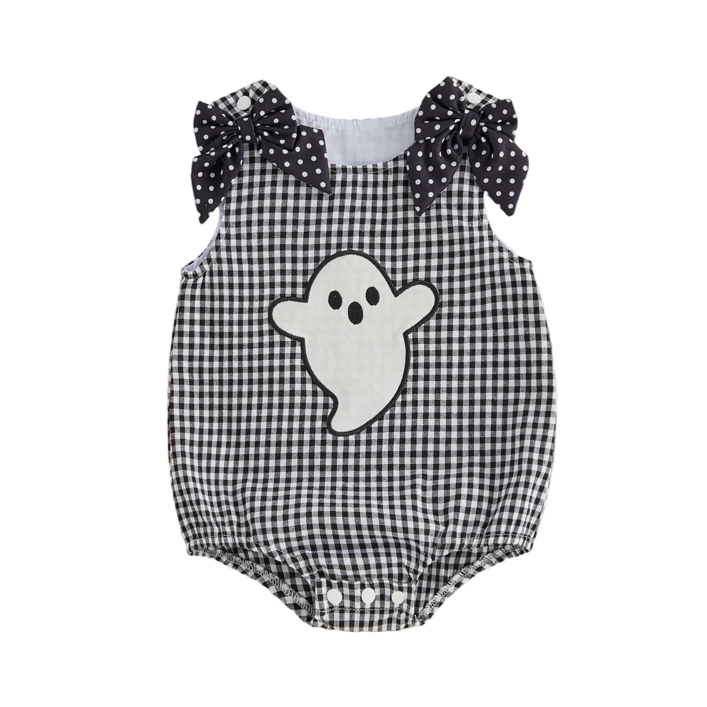 Boo Belle Gingham Romper
