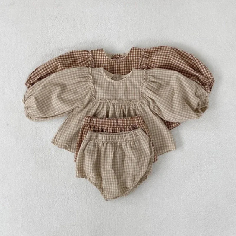 Cannelle Belle Gingham Set