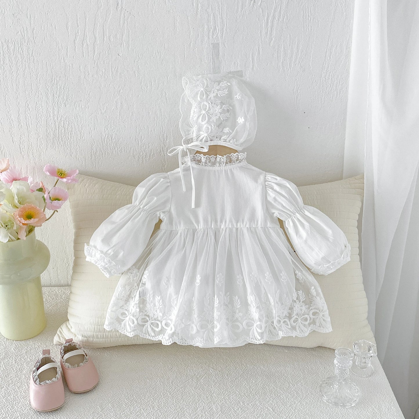 Angélique Belle Lace Romper Set
