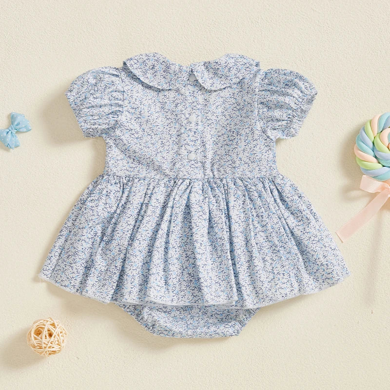 Bleuet Belle Bow Romper Dress