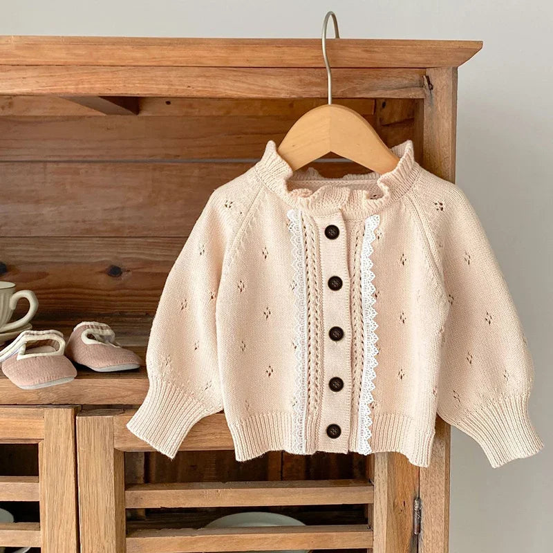 Rosé Belle Knit Cardigan