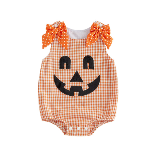 Boo Belle Gingham Romper