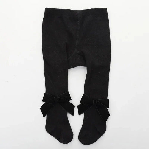 Bow Detail Baby Tights - Betina Baby & Kids