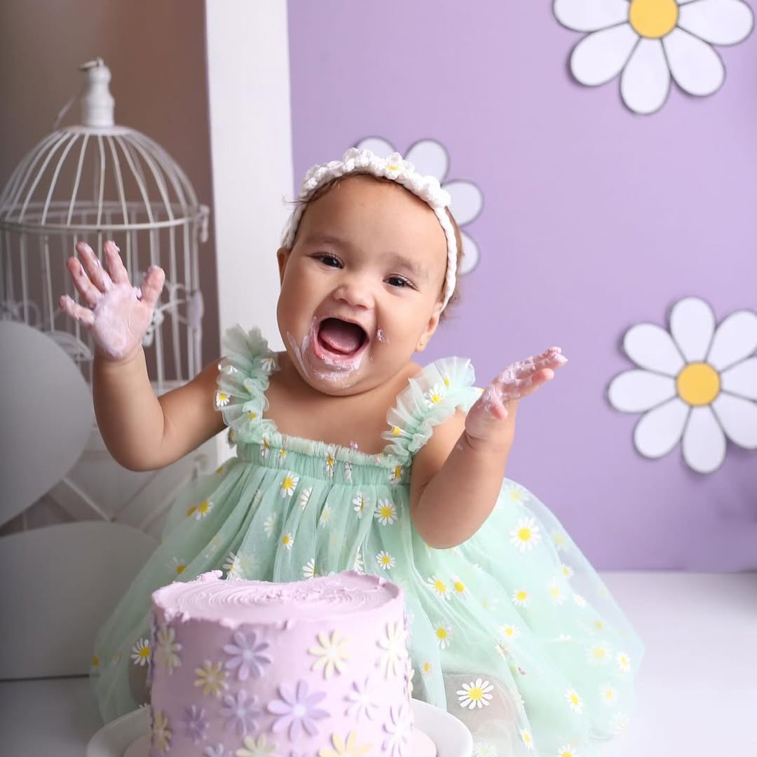 Daisy Tulle Baby Dress - Betina Baby & Kids