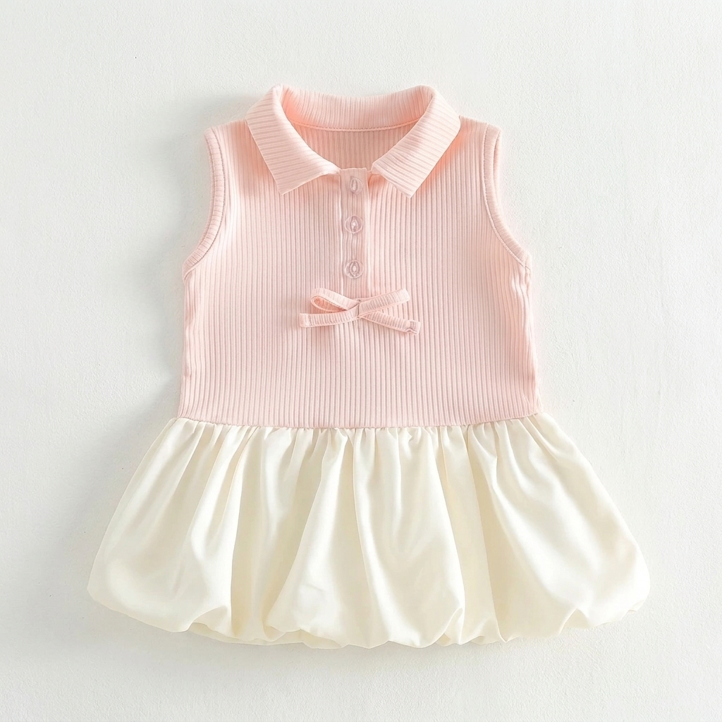 Rosé Belle Bubble Dress