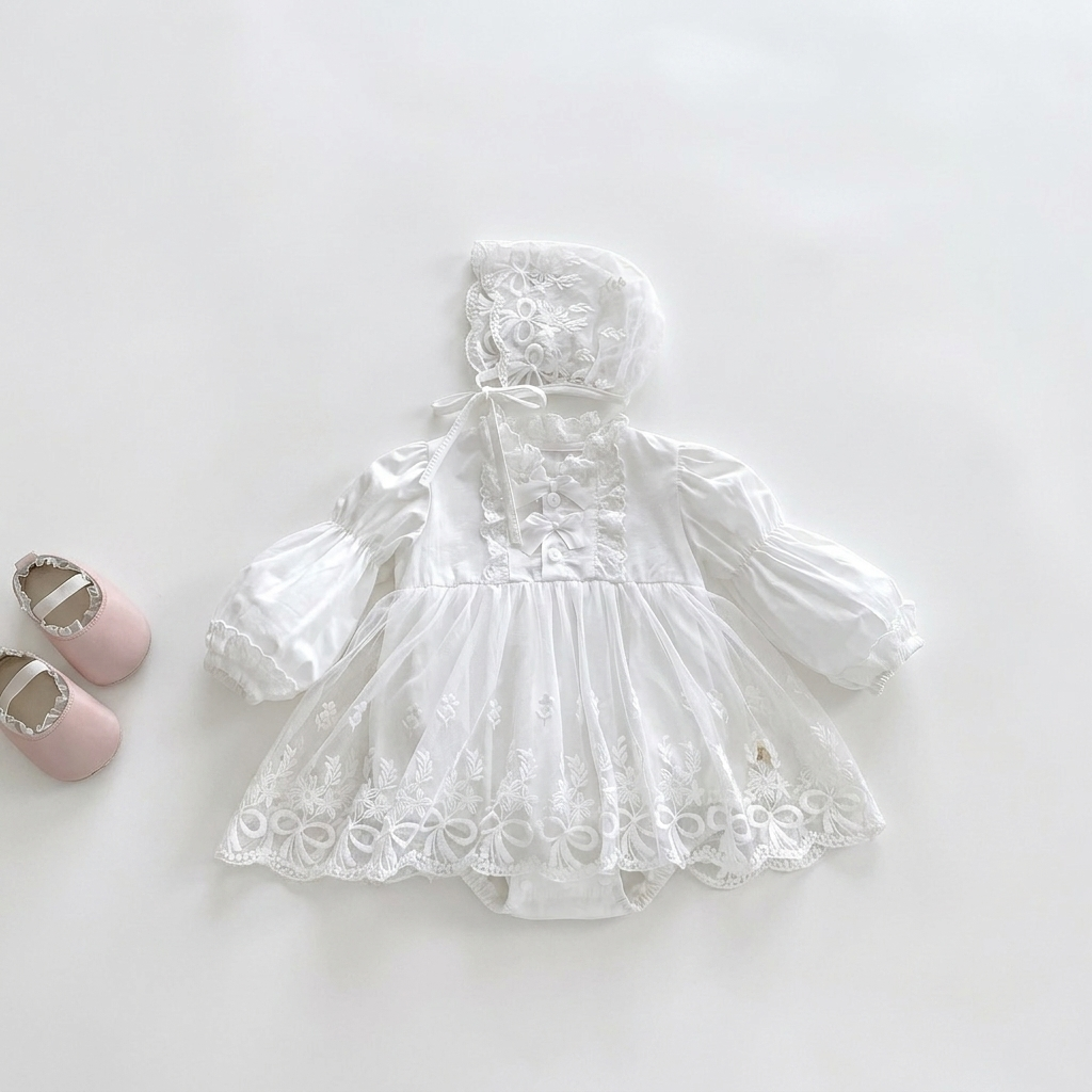Angélique Belle Lace Romper Set