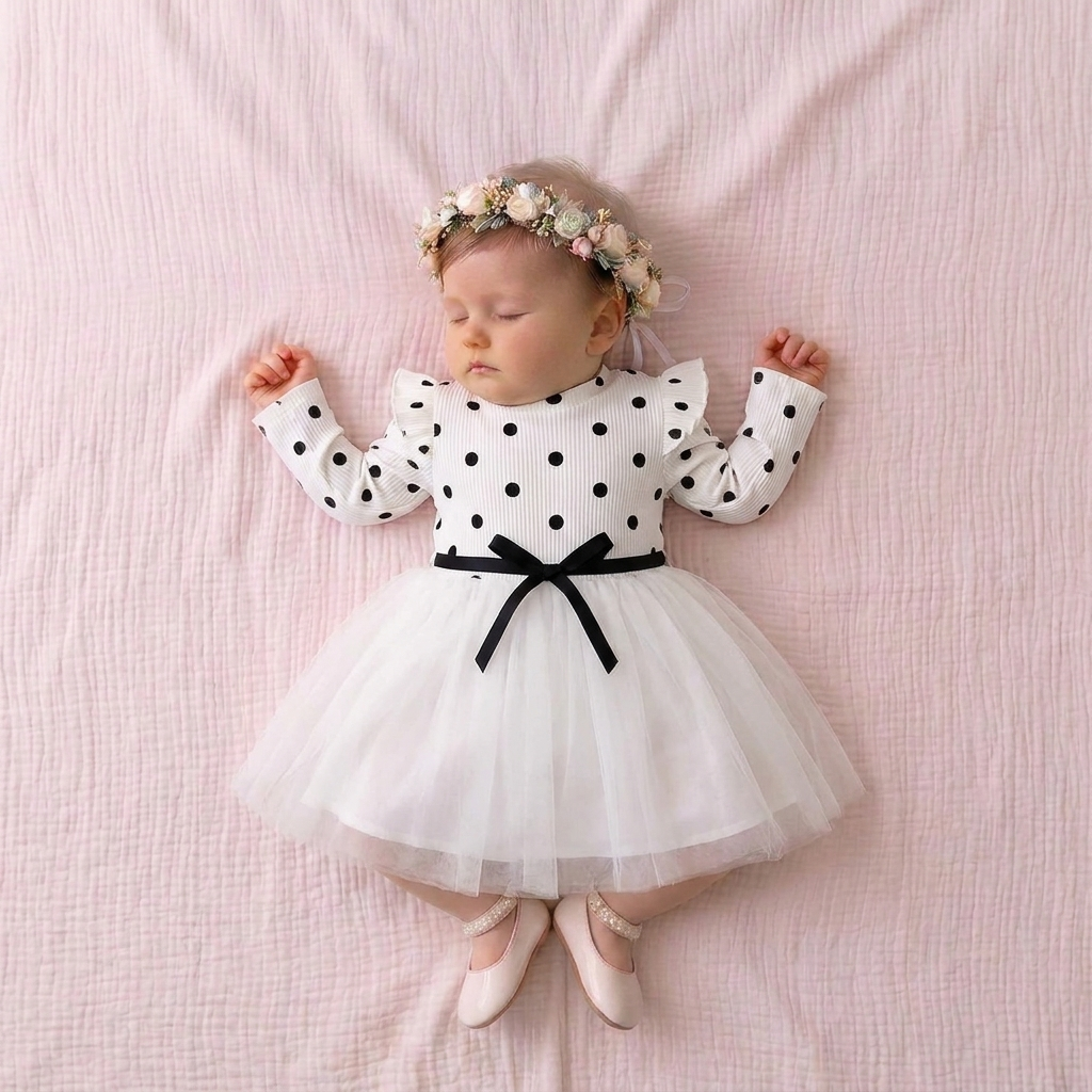 Polka Dot Tulle Dress