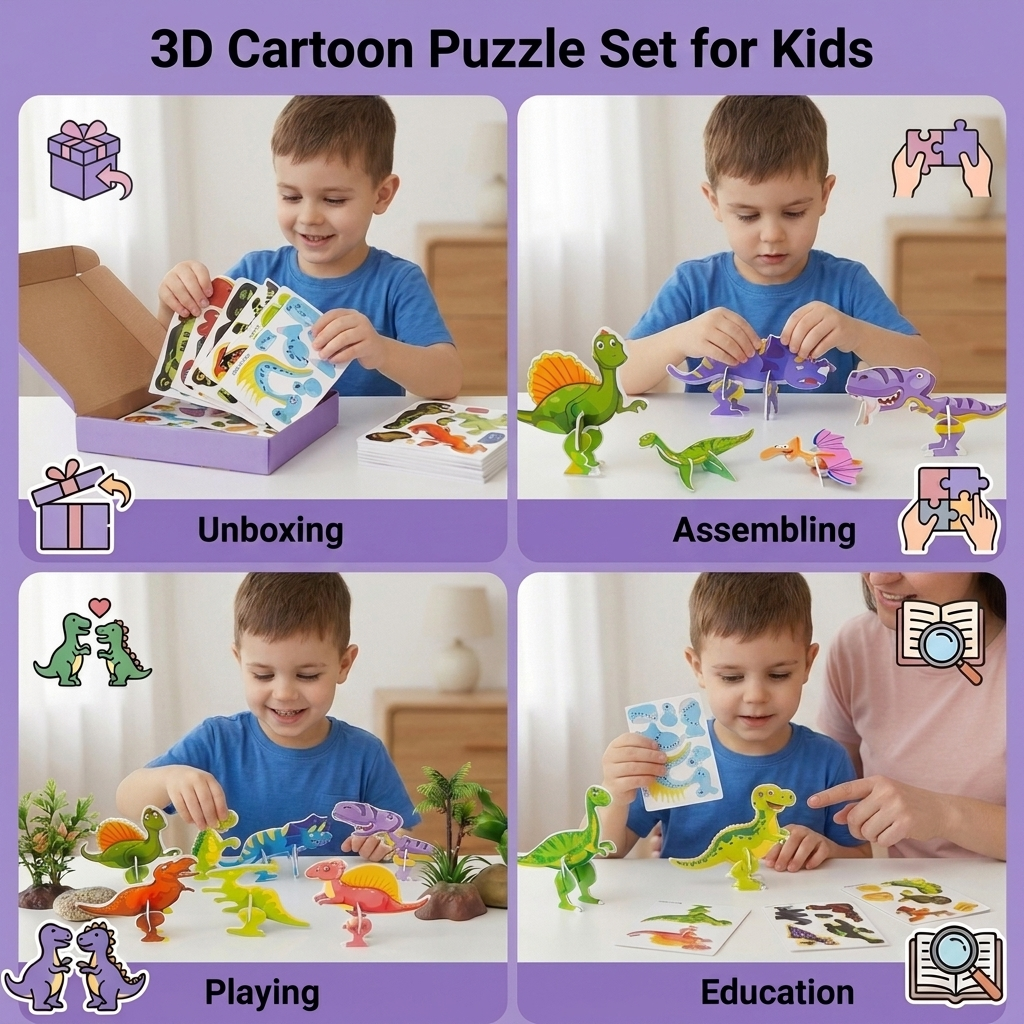 Pop-Out Planes 3D Puzzle