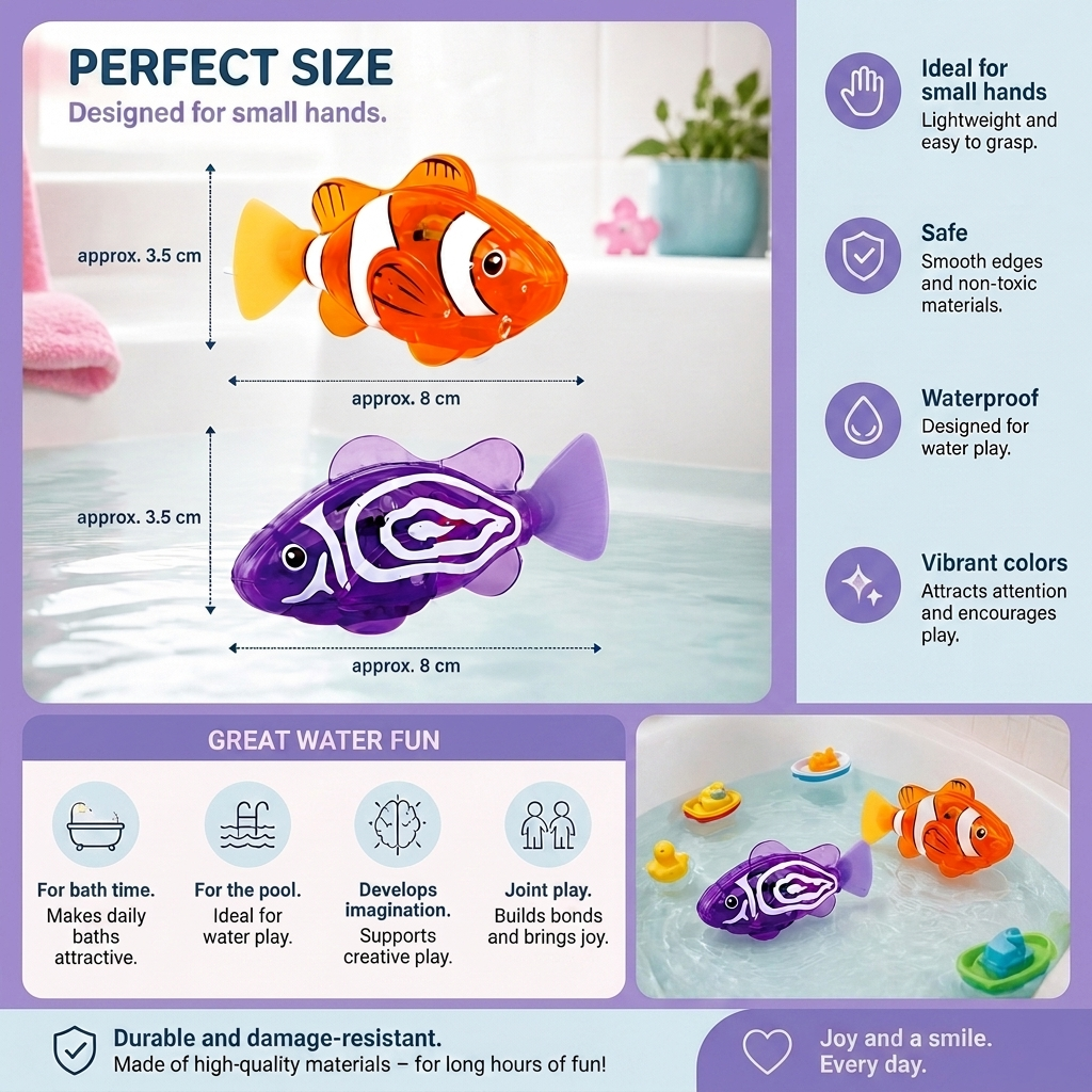 Glow Fish Swimming Bath Toy