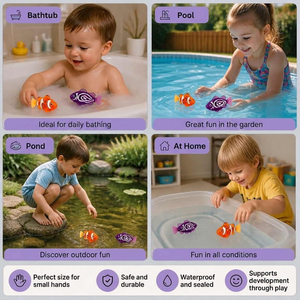Glow Fish Swimming Bath Toy