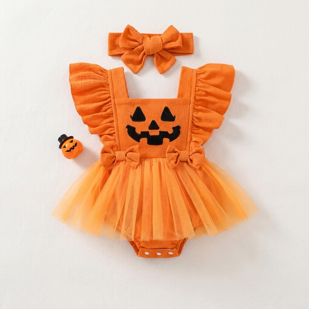 Jacky Belle Pumpkin Tutu Dress
