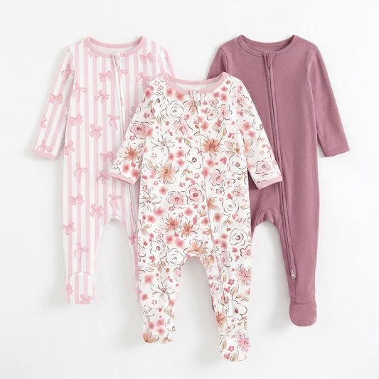 Belle Nuit Sleepsuit — 3 Pack
