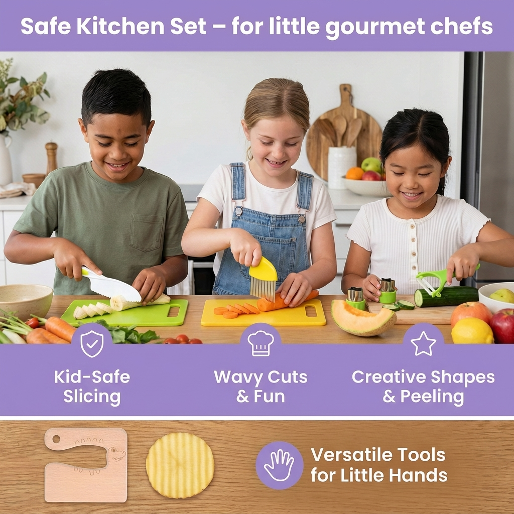 Little Gourmet Chefs Kids Kitchen Play Set