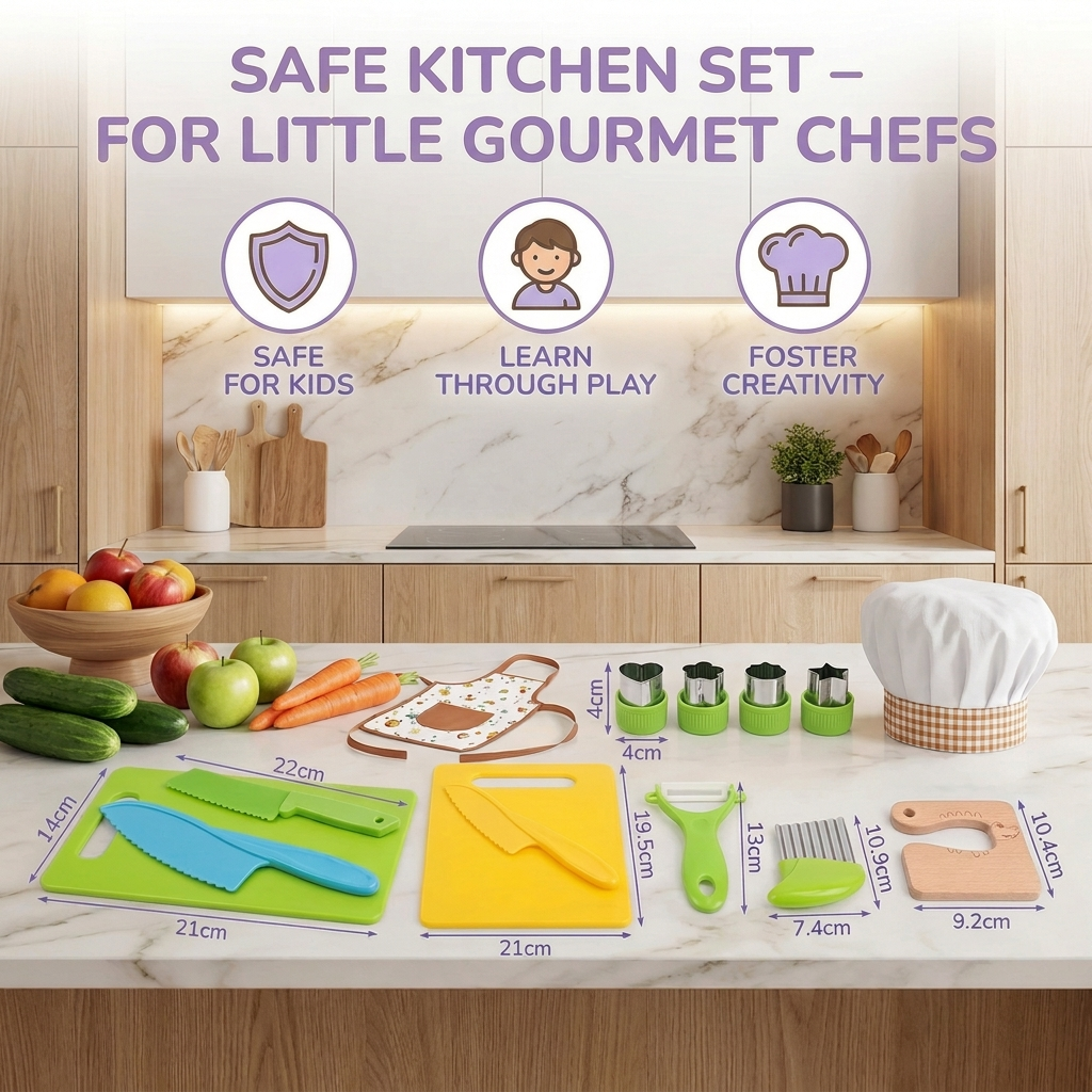 Little Gourmet Chefs Kids Kitchen Play Set