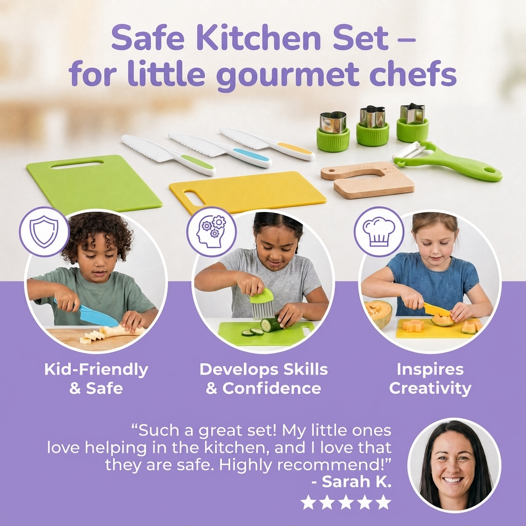 Little Gourmet Chefs Kids Kitchen Play Set