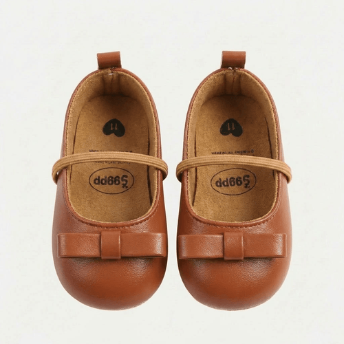 Minimal Bow Mary Jane Baby Shoes - Betina Baby & Kids